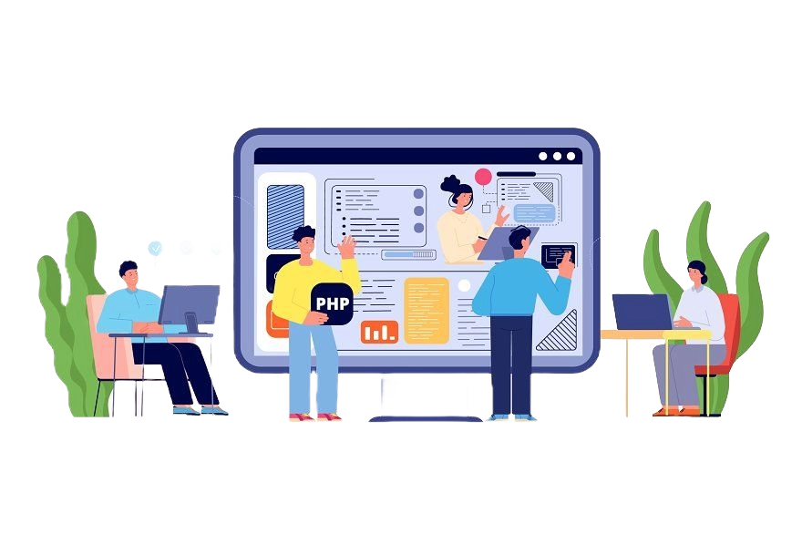 Web Development Illustration