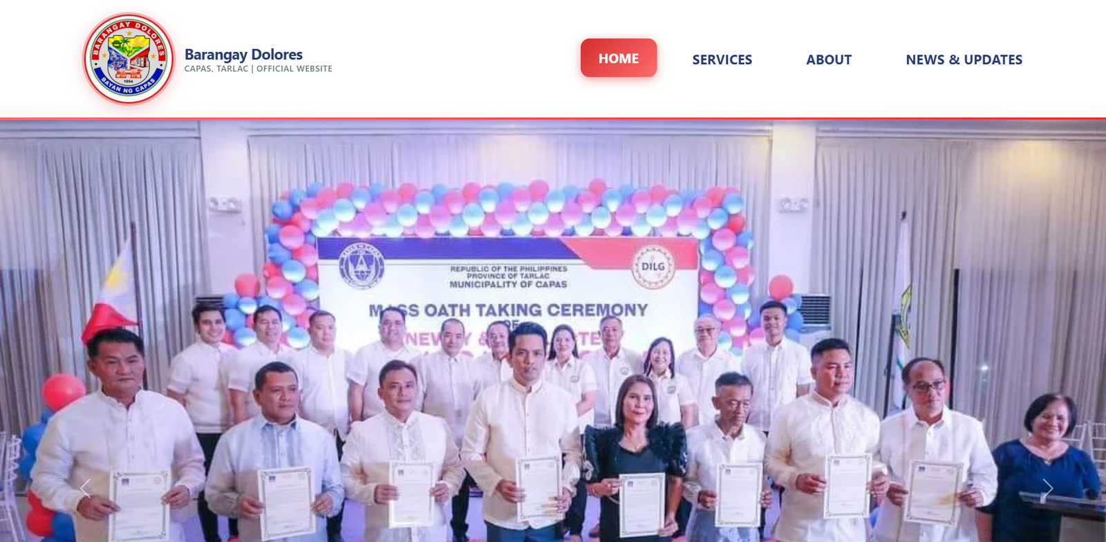 Barangay Dolores Website